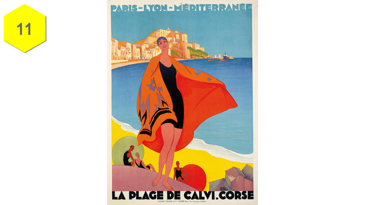 La Plage de Calvi, Corse Tote Bag