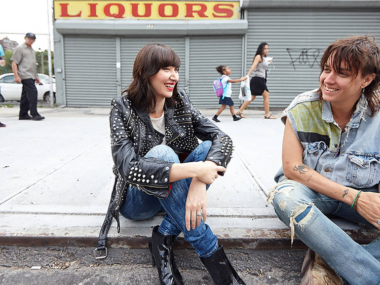 Julian Casablancas and Karen O