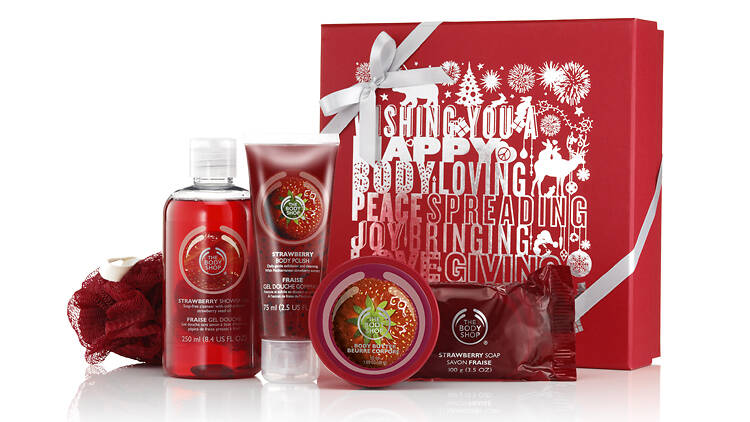 Strawberry festive picks gift set