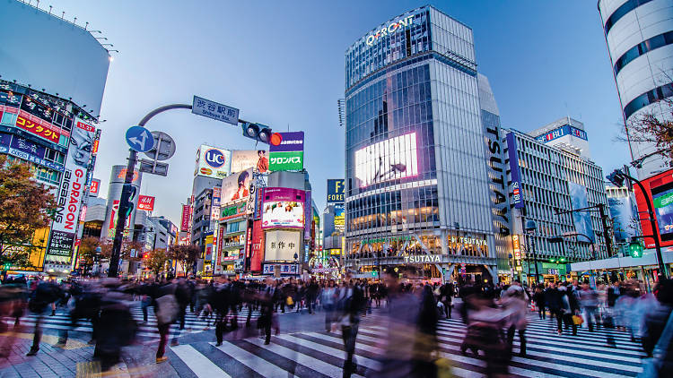 Guide to Tokyo, Shibuya crossing