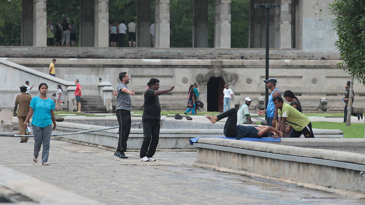 Independence Square Walking tracks is a venue in Colombo