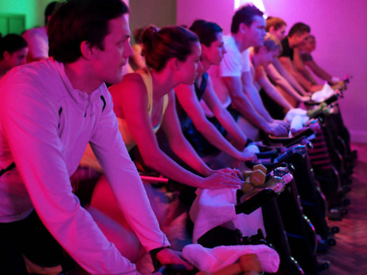 Sweat it out in an exercise class 