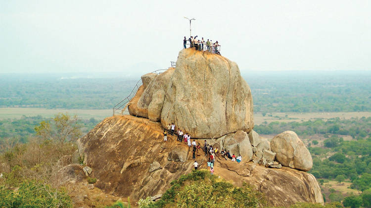 Mihintale is a religious site in Sri Lanka