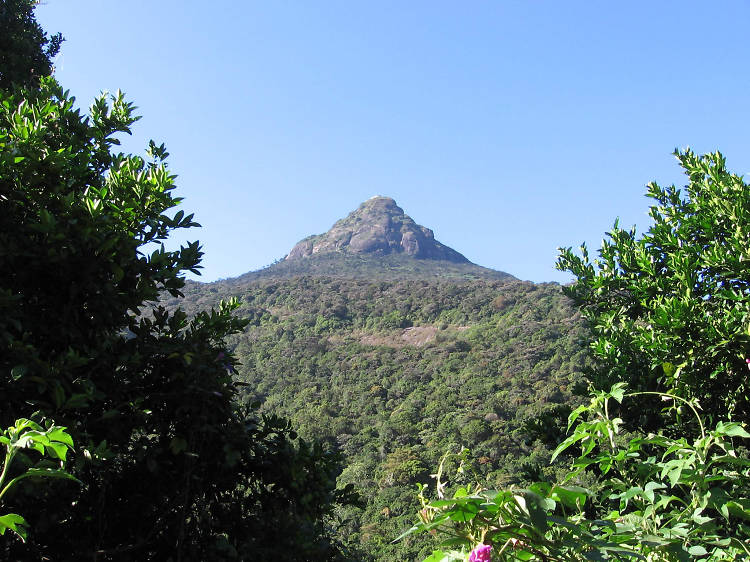 Adam's Peak is a popular religious site in Sri Lanka