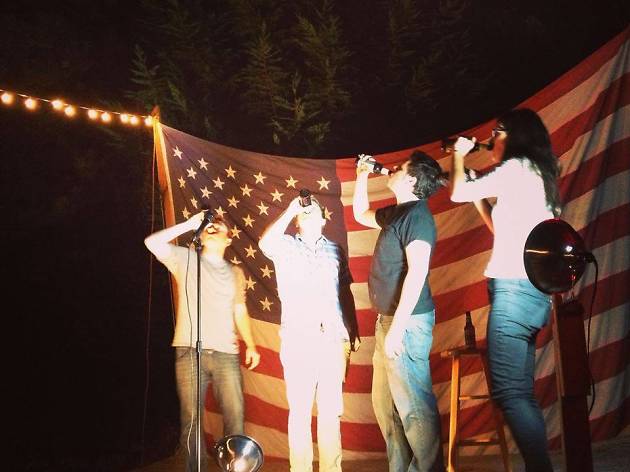 Brew HaHa is more than a backyard comedy show. It's a patriotic celebration.