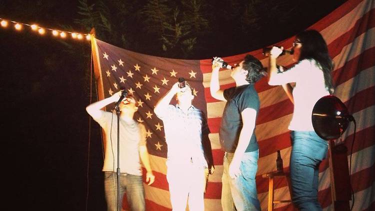 Brew HaHa is more than a backyard comedy show. It's a patriotic celebration.