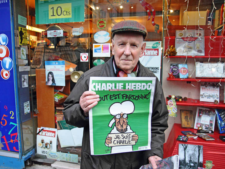 Sold out edition of Charlie Hebdo