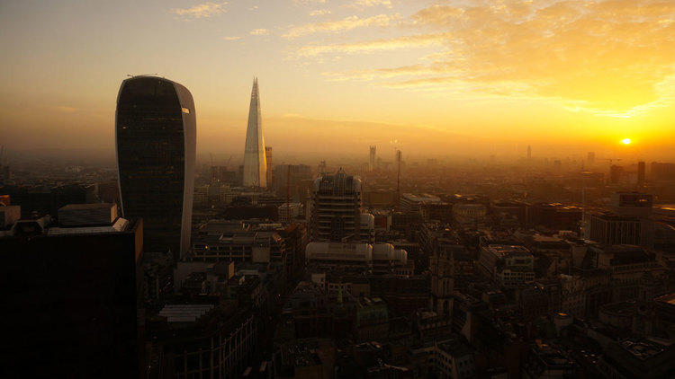 Sunset from Tower 42