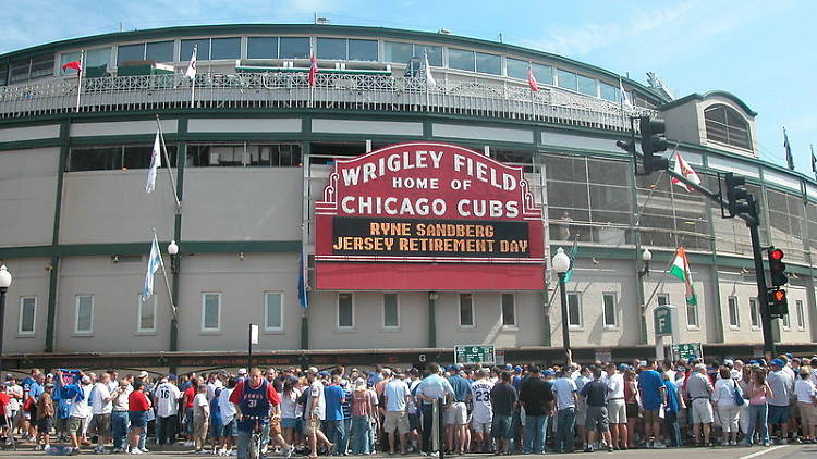 Wrigley Field Construction