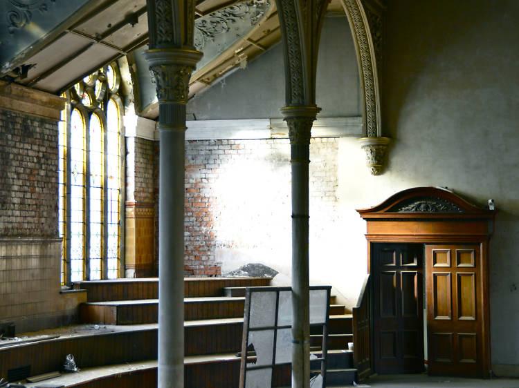 Photographs of Albert Hall before it was renovated