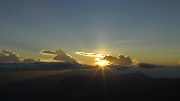 Adam's Peak is a popular pilgrim site in Sri Lanka