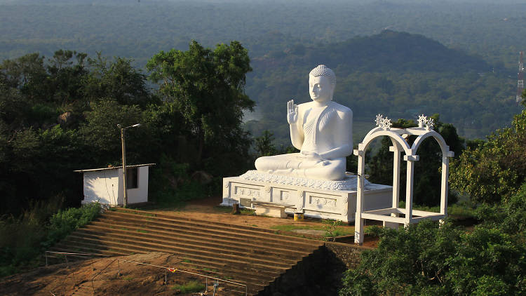 Mihintale is a religious site in Sri Lanka