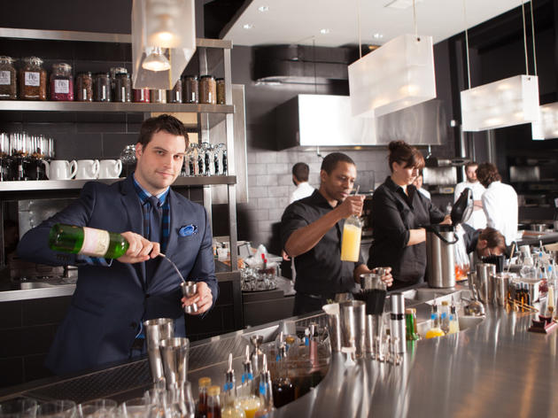 Beverage director Micah Melton at The Aviary