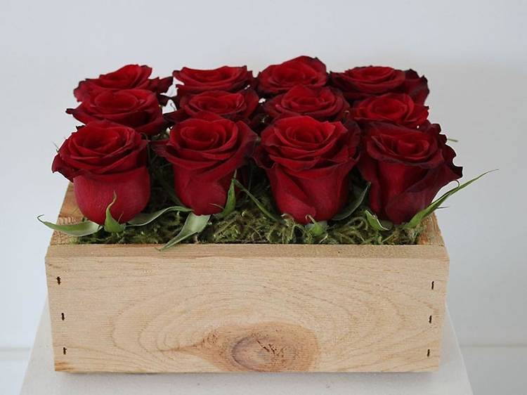 Fresh Cut Roses In Heart Shaped Boxes by Deja Vu flowers