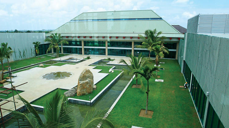 An international airport in Hambantota