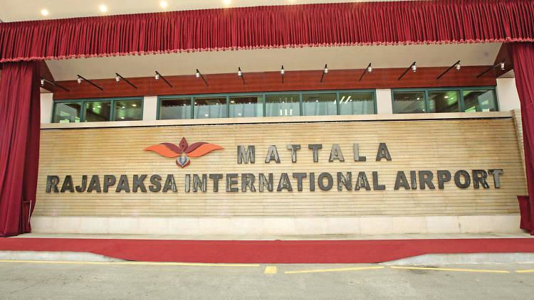 An international airport in Hambantota