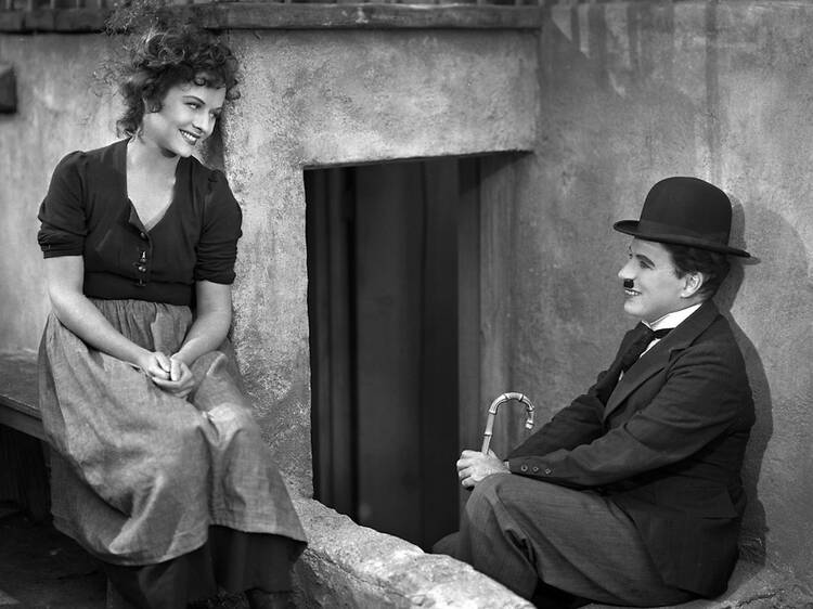 Charlie Chaplin et Paulette Goddard