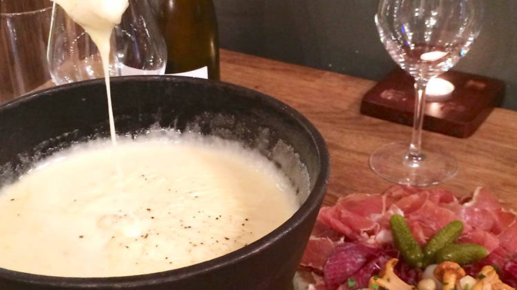 The special fondue at Androuet