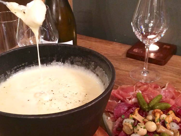 The special fondue at Androuet