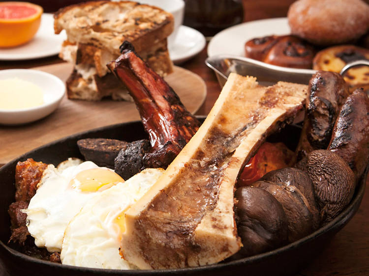 Hawksmoor breakfast at Hawksmoor Guildhall