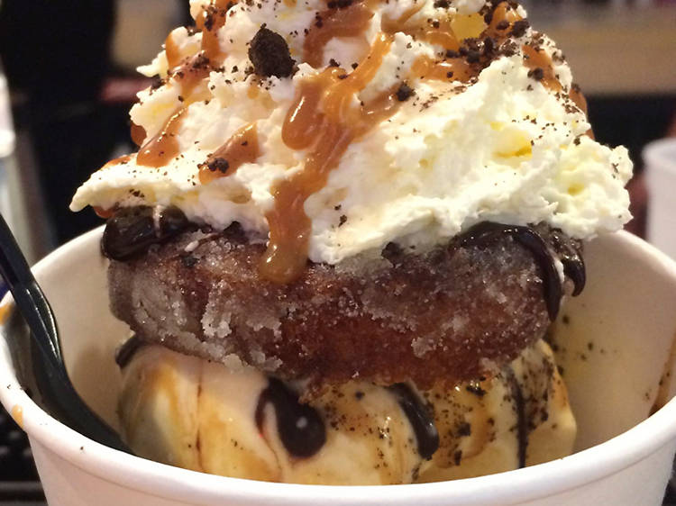 The duffin sundae at Stax Diner