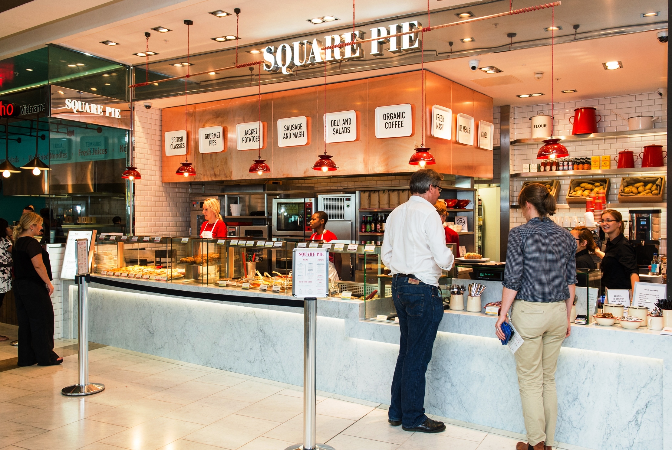 WORLD FOOD COURT, WESTFIELD, STRATFORD. 