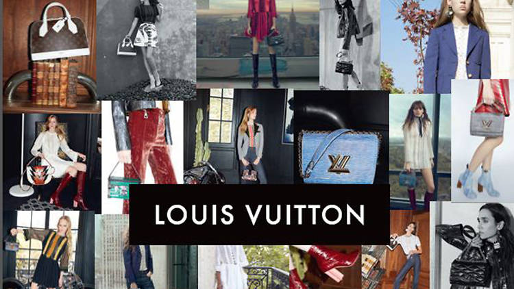 Madrid, Spain, Street Scene, Woman Walking Outside Louis Vuitton