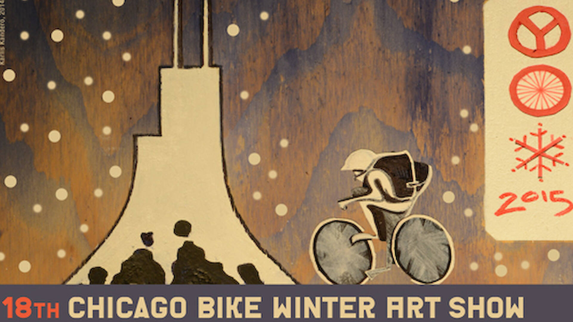 Chicago Bike Winter Art Show Art In Chicago   Image 