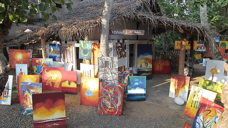 Vishmika Art Gallery is an art gallery in Hikkaduwa