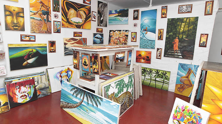 Surf Art and Gallery is an art gallery in Hikkaduwa