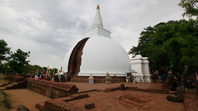 Somawathiya Temple is historic and religious site in Sri Lanka