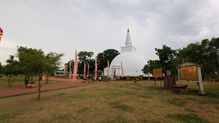 Somawathiya Temple is historic and religious site in Sri Lanka