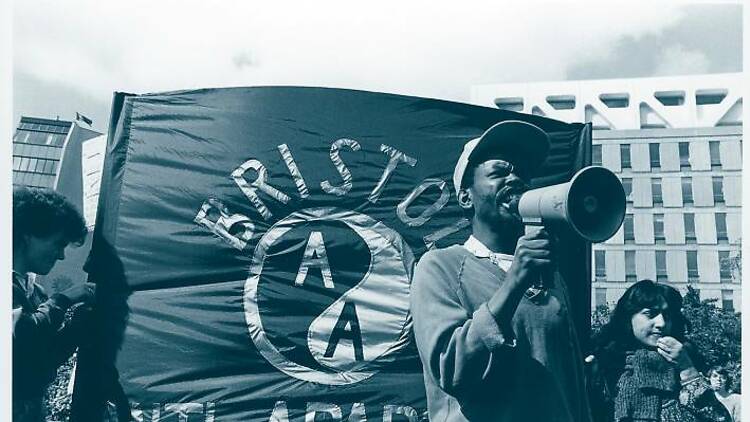 Anti-Apartheid Demo, The Bearpit, Bristol, 1985