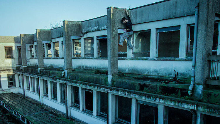 Abandoned office complex