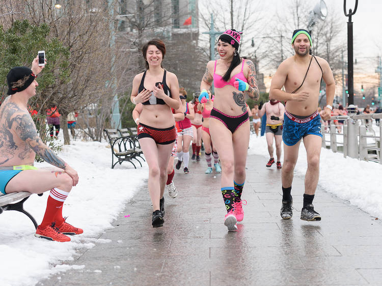 Photos of the 2015 Cupid's Undie Run in NYC