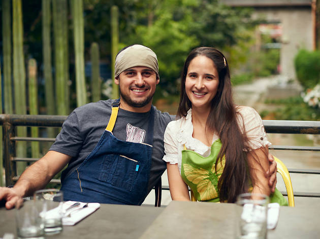 Ori Menashe and Genevieve Gergis of Bestia