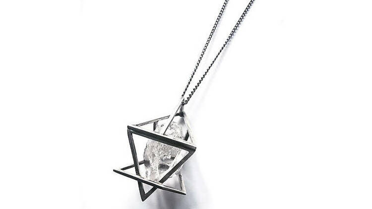 Diamond silver cage