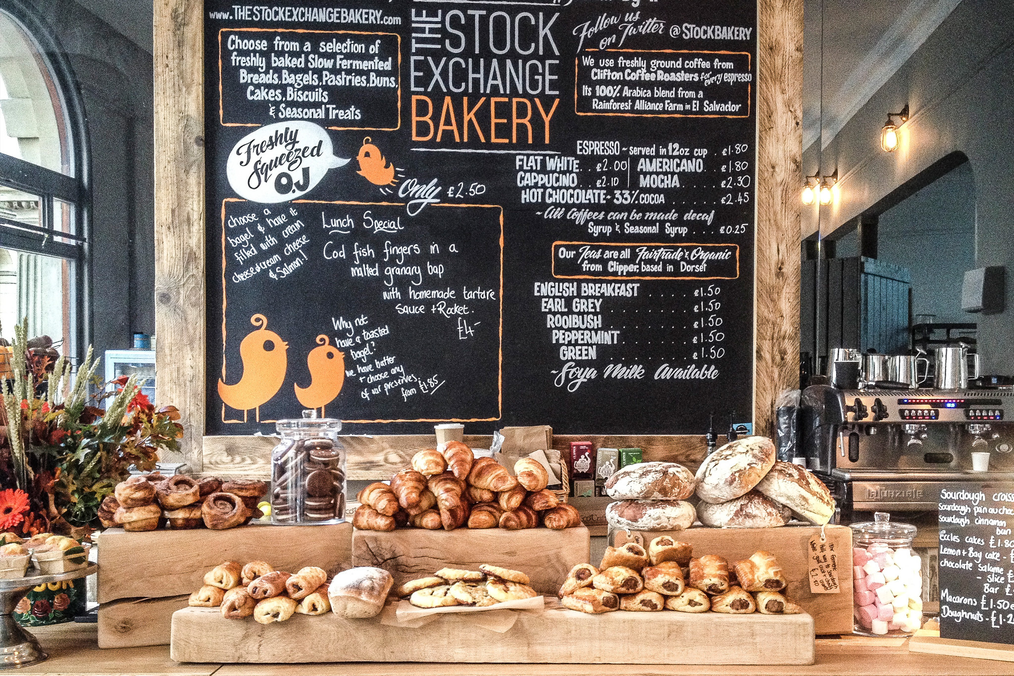 The Stock Exchange Bakery Restaurants In Bristol