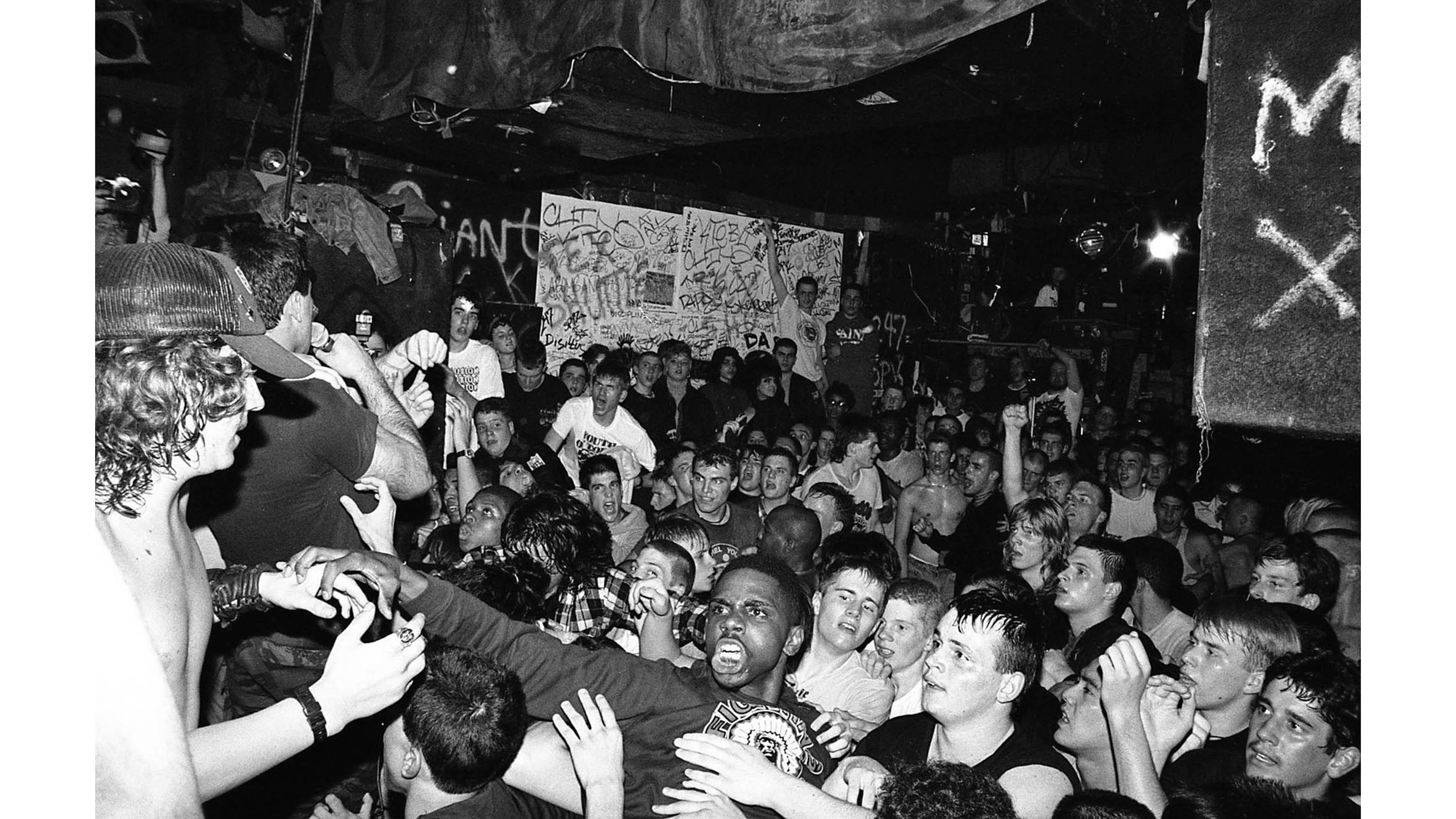 Crowd around. Core Punk. NYHC. Light Punk Core.