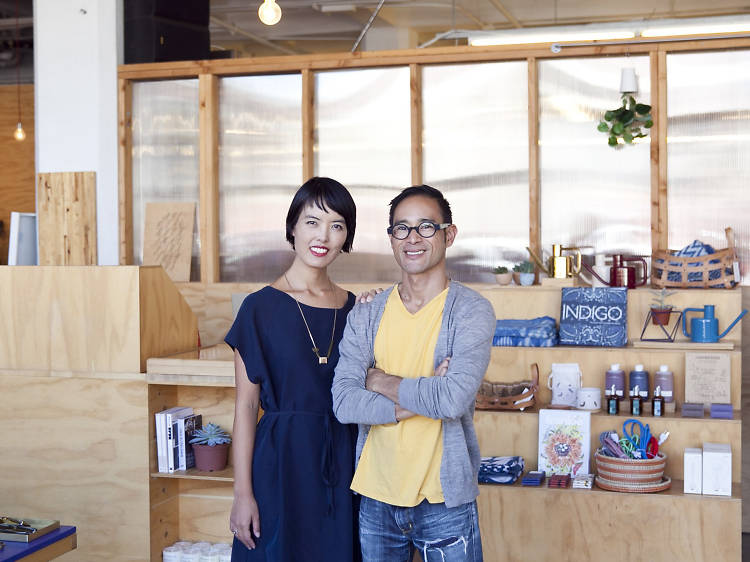 Angie Myung and Ted Vadakan