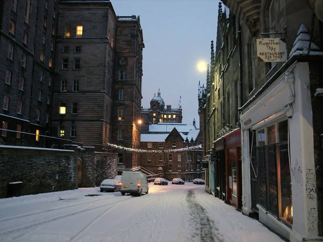 Cockburn Street before wintry sunrise Cockburn Street before wintry sunrise