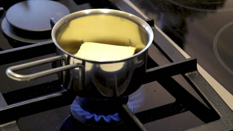 6. Melt the butter