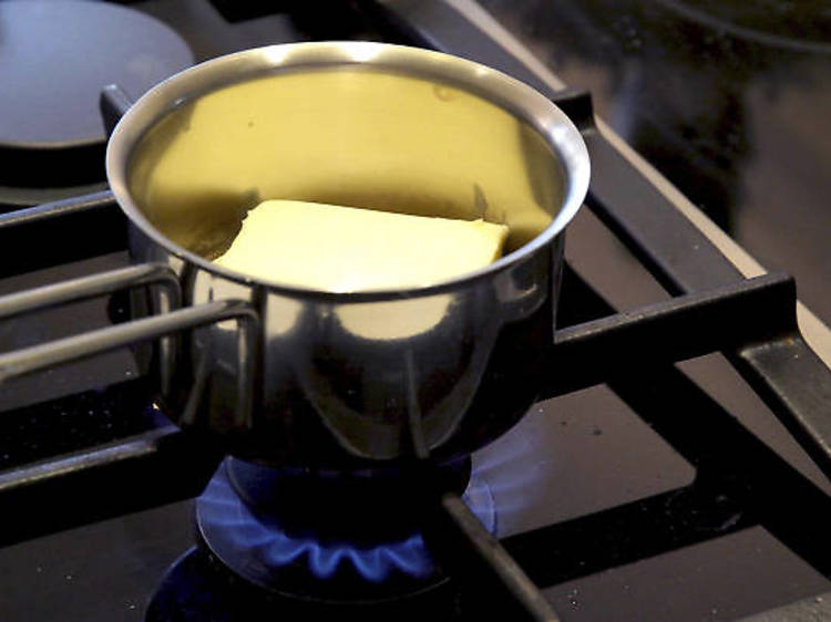 6. Melt the butter