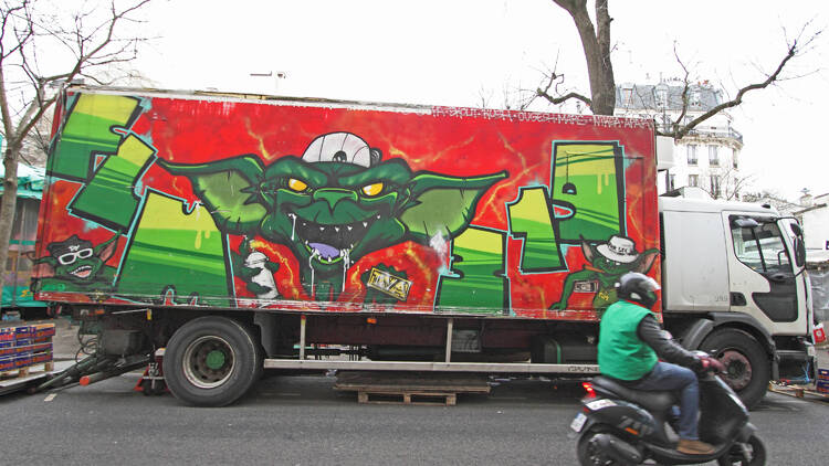 Le « Truck Graffiti » à Belleville