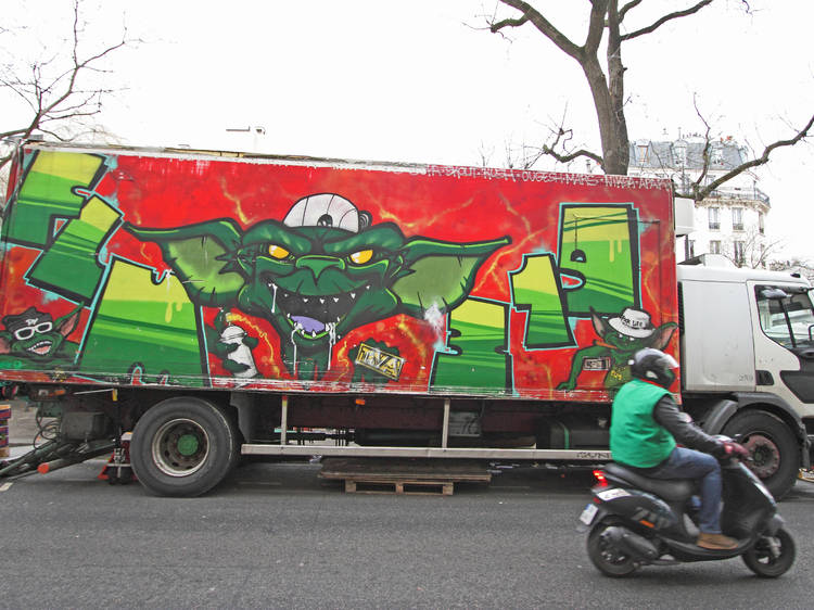 Le « Truck Graffiti » à Belleville