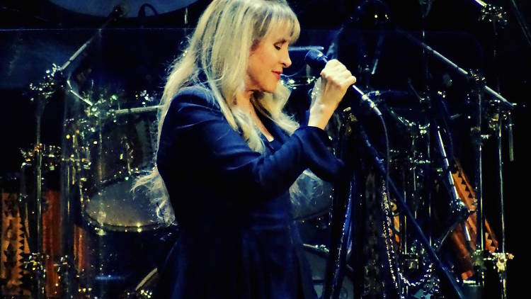 Christine McVie returns to the stage with Fleetwood Mac at a packed Allstate Arena on Feb 14, 2015. 