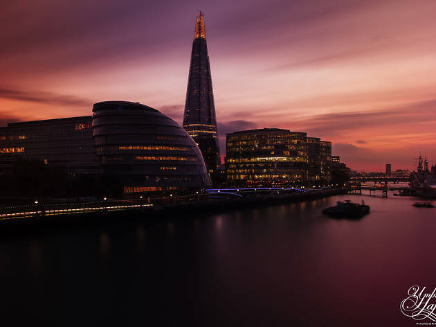 More London and the Shard at dusk. More London and the Shard at dusk.