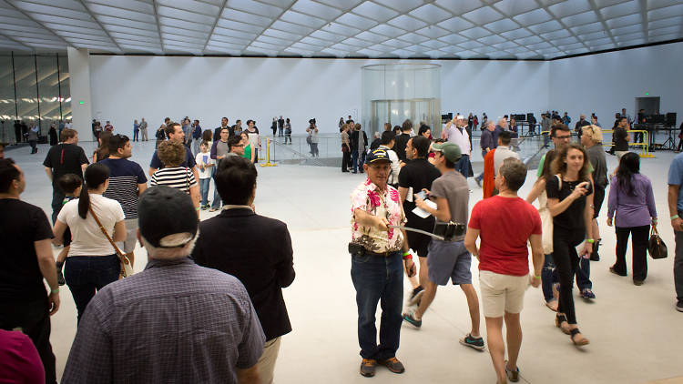 Selfies at the Broad