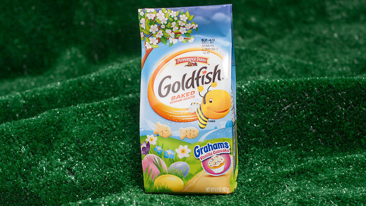 Pepperidge Farm Goldfish Vanilla Cupcake Baked Graham Snacks, $1.99