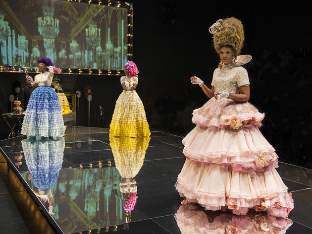Ericka Ratcliff, Tamberla Perry and Alana Arenas in Marie Antoinette at Steppenwolf Theatre Company